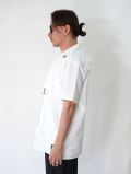 HTC Dickies  Short Sleeve Work Shirt  #Flower Stone White