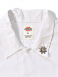 HTC Dickies  Short Sleeve Work Shirt  #Flower Stone White
