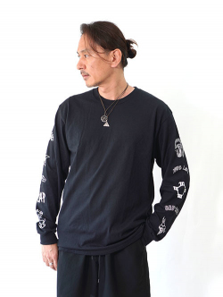 RAP ATTACK  "Rapper’s Tattoo" L/S Tee