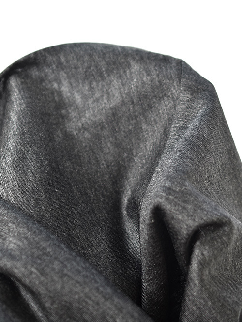 moc T LYOCELL JERSEY STITCH CREW NECK S/S POCKET TEE - Charcoal