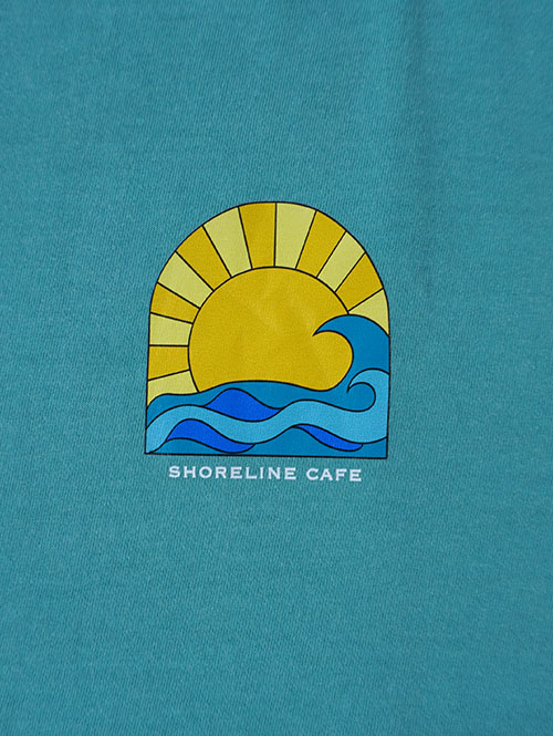 SHORELINE CAFE Tee - Mint Green