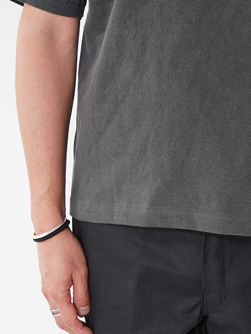 LOS ANGELES APPAREL カスタム 6.5oz ヘビーウエイト Tシャツ - Vintage Black