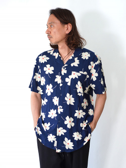 BLEND  ALOHA SHIRTS Flower