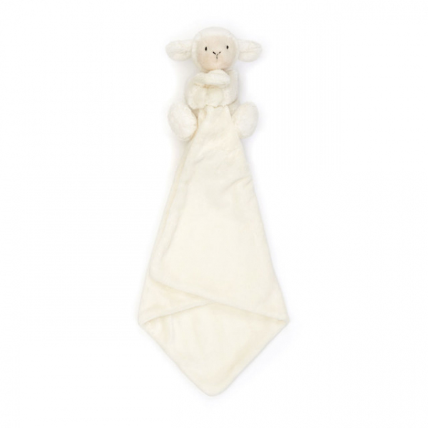 Jellycat  ジェリーキャット　Bashful Lamb Soother  ヒツジ　羊　ひつじの縫いぐるみ　毛布付き 