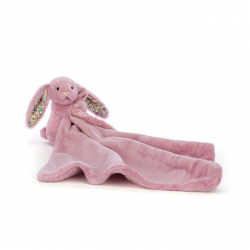 Jellycat ジェリーキャット　Blossom Tulip Bunny Soother  ブランケット付き　うさぎのぬいぐるみ　毛布付きの縫いぐるみ　花柄耳