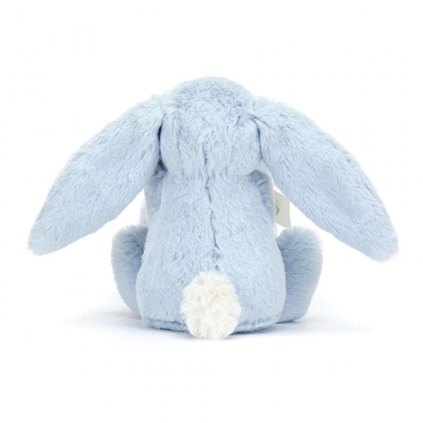Jellycat ジェリーキャット  Bashful Blue Bunny Soother   うさぎ　布付き　ブランケット付き　青いウサギ　ウサギ　スーザー　STH4BB