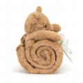Jellycat ジェリーキャット　Bartholomew Bear Blankie　ぬいぐるみ付き　ブランケット　毛布付き くまのぬいぐるみ  クマ　縫いぐるみ
