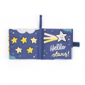 Jellycat ジェリーキャット　【Hello Moon Fabric Book 】　ベビーブック 布製　本　ぬのの本　布　絵本　英語の本