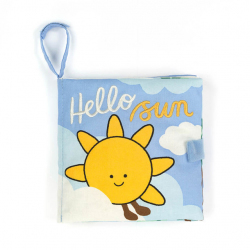 Jellycat ジェリーキャット　【Hello SUN Fabric Book 】　ベビーブック 布製　本　ぬのの本　布　絵本　英語の本