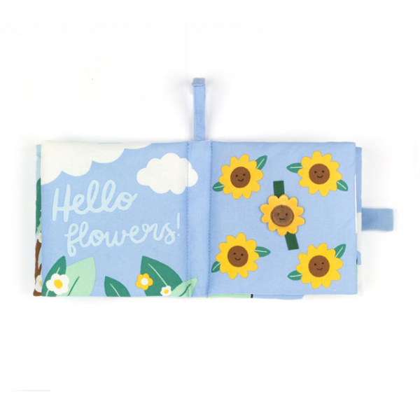 Jellycat ジェリーキャット 【Hello SUN Fabric Book 】 ベビーブック 布製 本 ぬのの本 布 絵本 英語の本