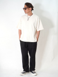 W.A.T.C STUDIO  Oversized boxy Tee - Natural /Ecru