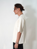 W.A.T.C STUDIO  Oversized boxy Tee - Natural /Ecru