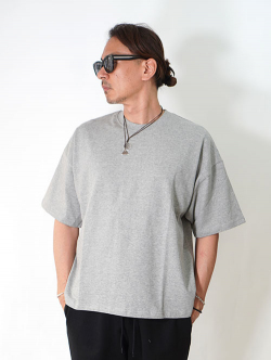 W.A.T.C STUDIO  Oversized boxy Tee - H.Grey