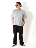 W.A.T.C STUDIO  Oversized boxy Tee - H.Grey