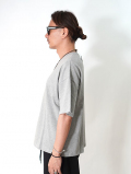 W.A.T.C STUDIO  Oversized boxy Tee - H.Grey