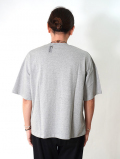 W.A.T.C STUDIO  Oversized boxy Tee - H.Grey
