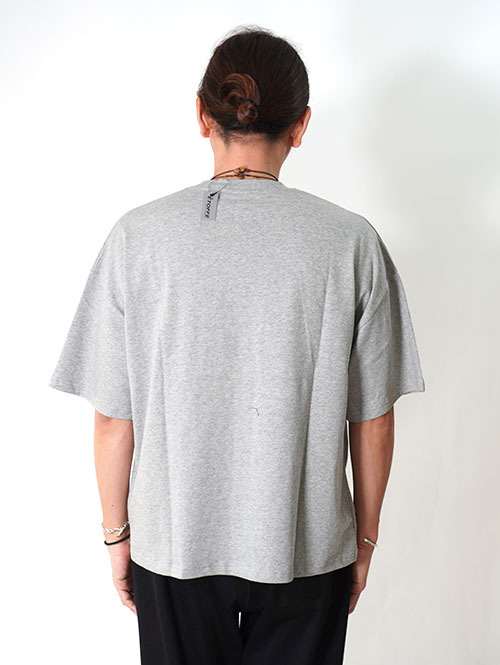 W.A.T.C STUDIO Oversized boxy Tee - H.Grey