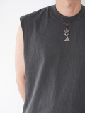 LOS ANGELES APPAREL 6.5oz Sleeveless Tee - Vintage Black