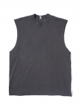 LOS ANGELES APPAREL 6.5oz Sleeveless Tee - Vintage Black