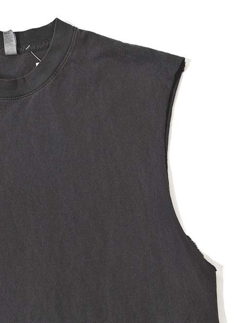 LOS ANGELES APPAREL 6.5oz Sleeveless Tee - Vintage Black