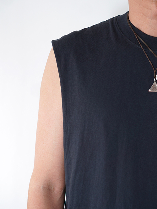 LOS ANGELES APPAREL 6.5oz Sleeveless Tee - Black Edge