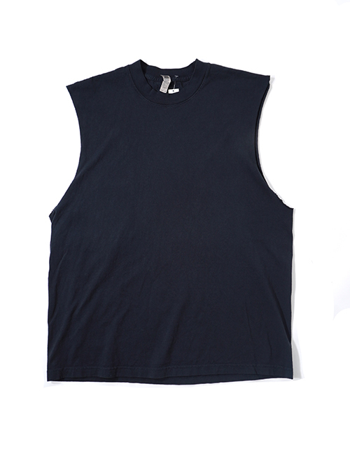 LOS ANGELES APPAREL 6.5oz Sleeveless Tee - Black Edge