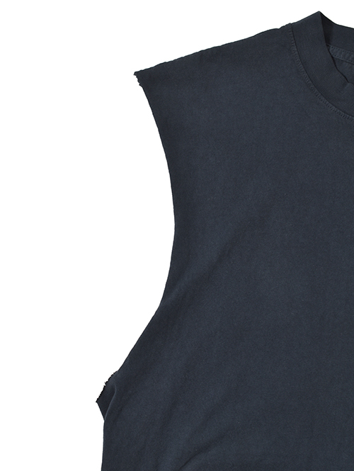LOS ANGELES APPAREL 6.5oz Sleeveless Tee - Black Edge