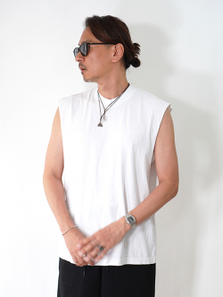 LOS ANGELES APPAREL 6.5oz Sleeveless Tee - White
