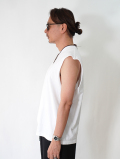 LOS ANGELES APPAREL 6.5oz Sleeveless Tee - White