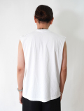 LOS ANGELES APPAREL 6.5oz Sleeveless Tee - White