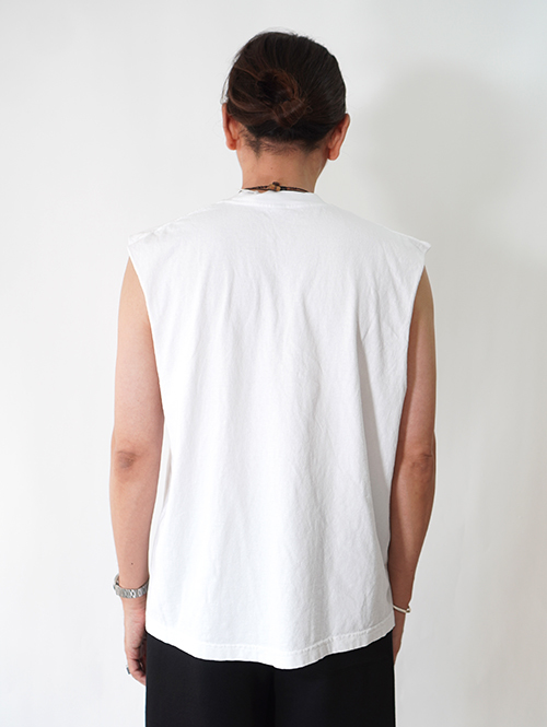 LOS ANGELES APPAREL 6.5oz Sleeveless Tee - White
