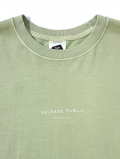 SALVAGE PUBLIC  Surf Live Freely Tee - Sage
