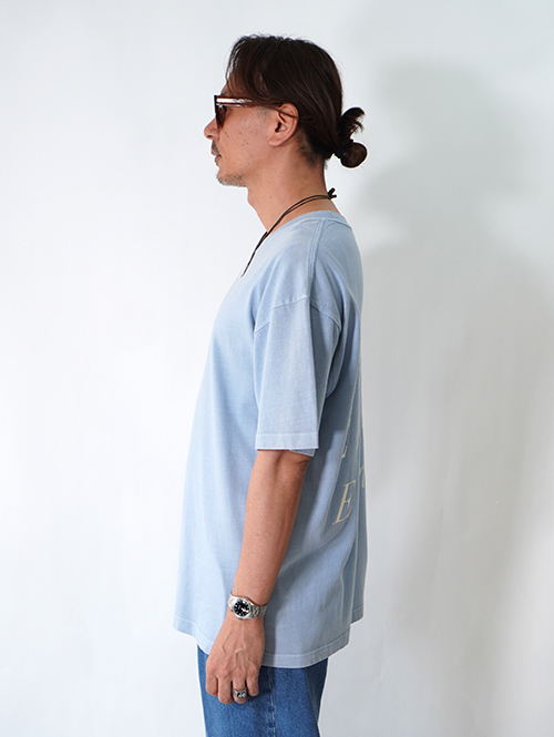 SALVAGE PUBLIC Surf Live Freely Tee - Ocean Blue