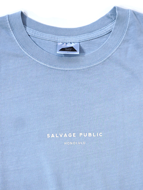 SALVAGE PUBLIC Surf Live Freely Tee - Ocean Blue