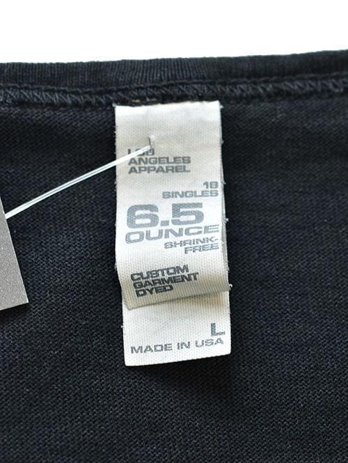 LOS ANGELES APPAREL 6.5oz Classic Tank - Black