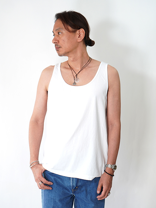 LOS ANGELES APPAREL 6.5oz Classic Tank - White