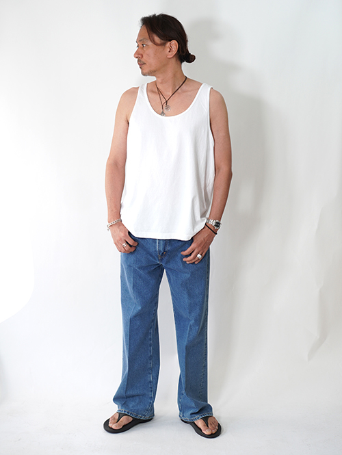 LOS ANGELES APPAREL 6.5oz Classic Tank - White