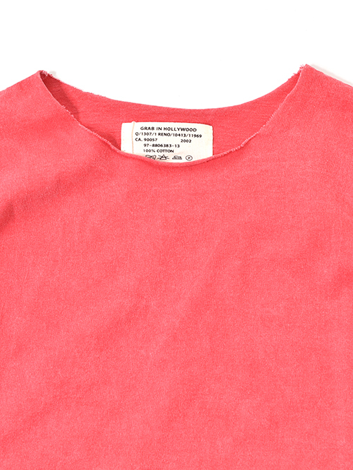 Grab in hollywood Heavy Weight Relax Fit All Cut Tee - Pigment Red