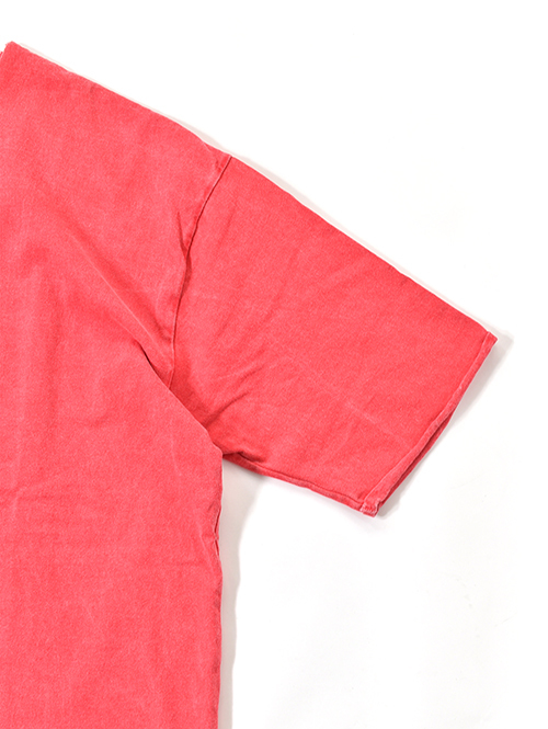 Grab in hollywood Heavy Weight Relax Fit All Cut Tee - Pigment Red