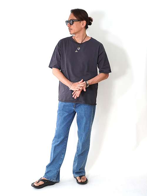 Grab in hollywood Heavy Weight Relax Fit All Cut Tee - Sumikuro