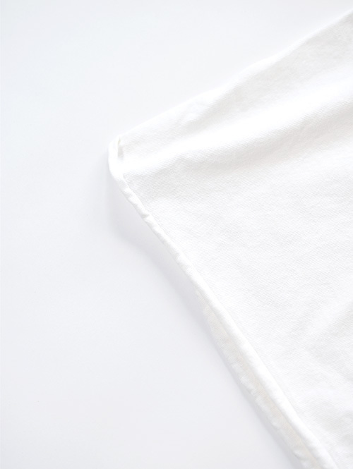 Grab in hollywood Heavy Weight Relax Fit All Cut Tee -White