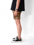 ILL ONE EIGHTY  ILL241-16  LEOPARD SWEAT SHORTS