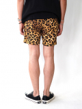 ILL ONE EIGHTY  ILL241-16  LEOPARD SWEAT SHORTS