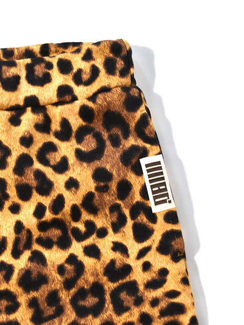 ILL ONE EIGHTY ILL241-16 LEOPARD SWEAT SHORTS