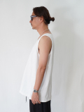GRAB IN HOLLYWOOD Heavy Weight Relax Fit Tank Top - White