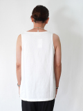 GRAB IN HOLLYWOOD Heavy Weight Relax Fit Tank Top - White