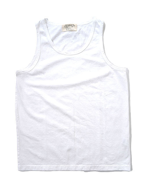 GRAB IN HOLLYWOOD Heavy Weight Relax Fit Tank Top - White