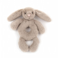 Jellycat Bashful Beige Bunny Grabber ジェリーキャット うさぎ　ガラガラ　