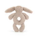 Jellycat Bashful Beige Bunny Grabber ジェリーキャット うさぎ　ガラガラ　