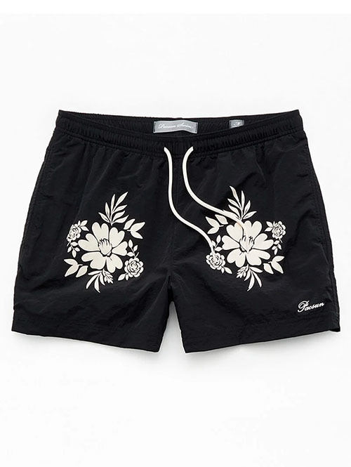 Pacsun. Dilated Applique 4.5" Swim Trunks